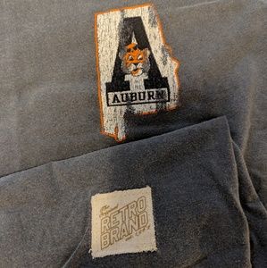 Auburn Retro Brand T-SHIRT small unisex